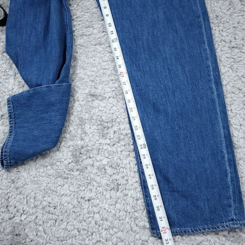Levis Premium 568 Jeans Loose Straight Linen+ Lightweight Denim Blue Men's 34x34